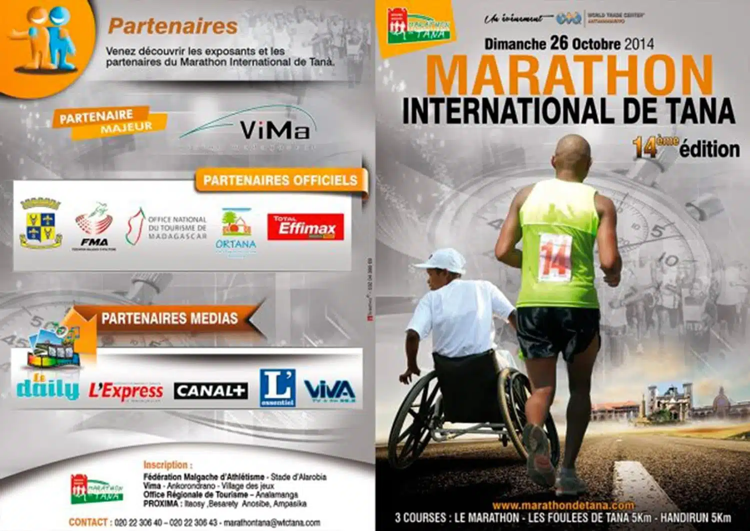 Affiche Tana international marathon