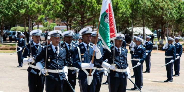 Graduates National Police College in Ivato Madagascar