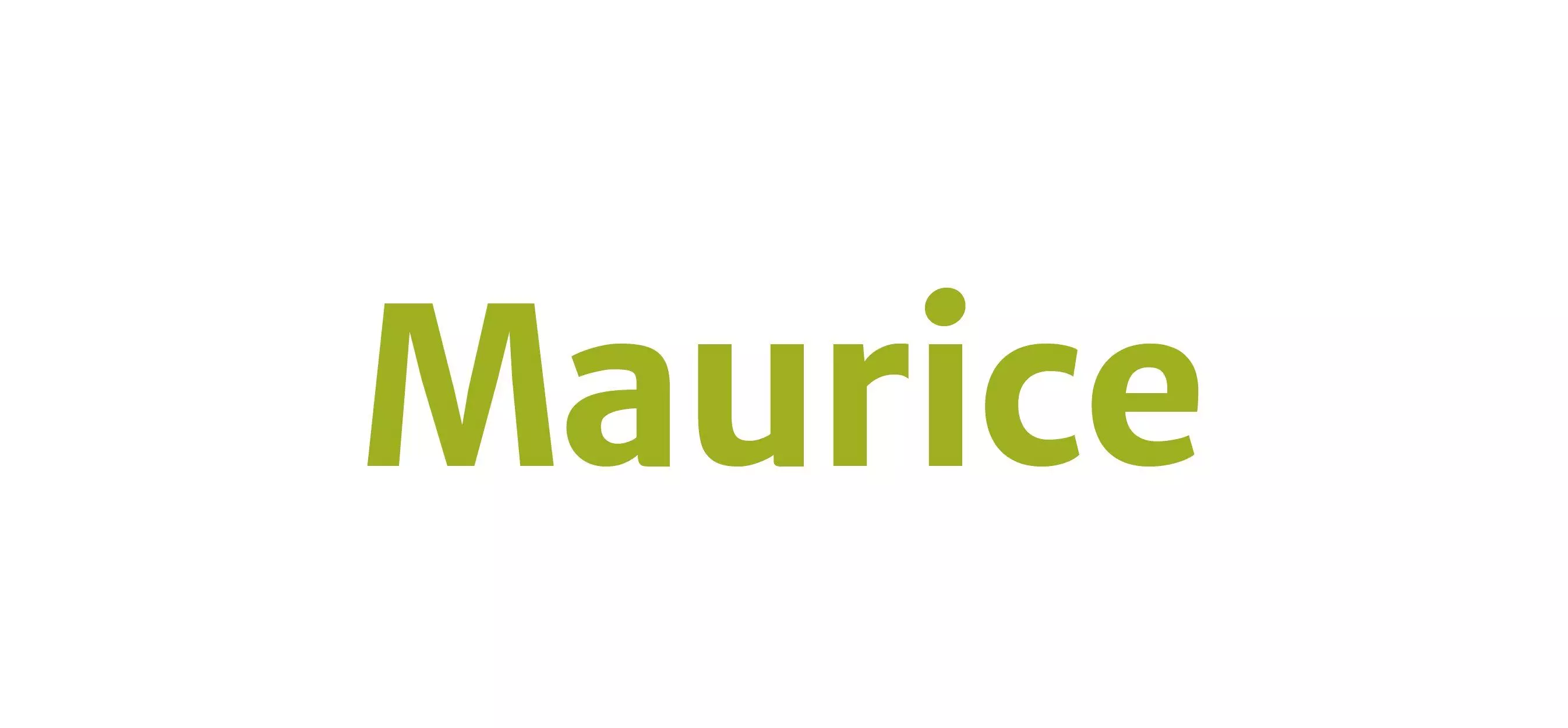 Île Maurice - Logo Maurice vert